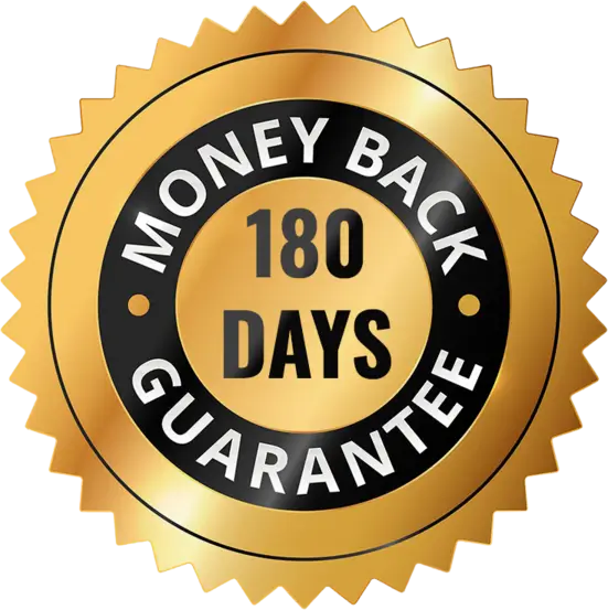 NerveHarmony 60-day money-back guarantee badge